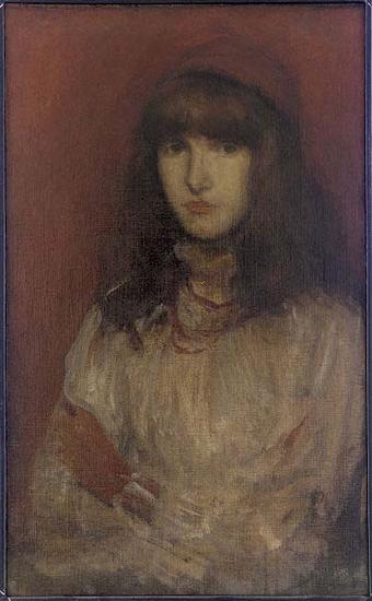 James Abbot McNeill Whistler The Little Red Glove France oil painting art